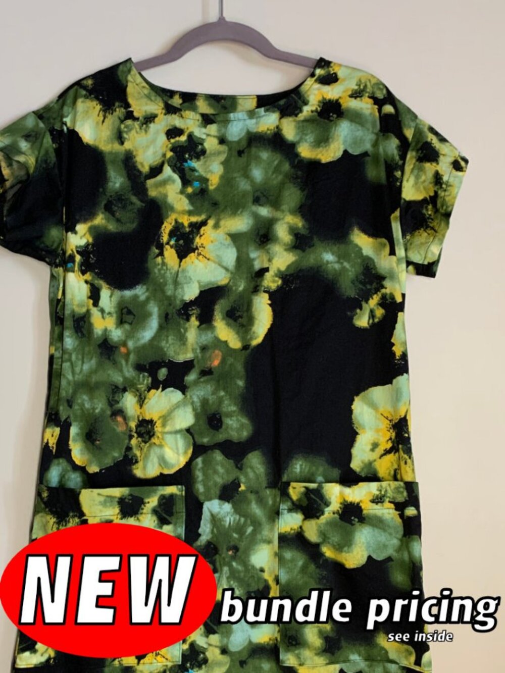 Unique! Handmade Short Sleeve Sundress Small